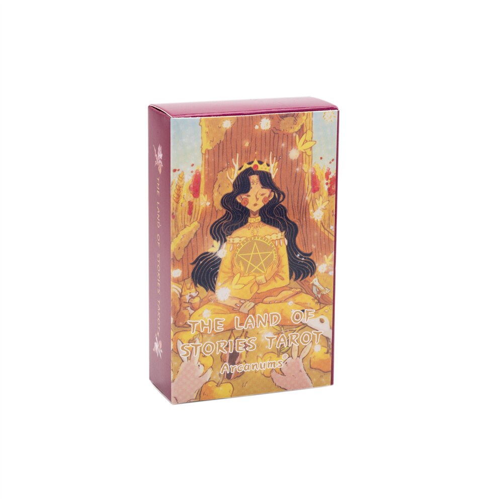 English The Land Of Stories Tarot Tablecloth Essence  Cards Deck  For girls Tarot Cards Rider Waite
