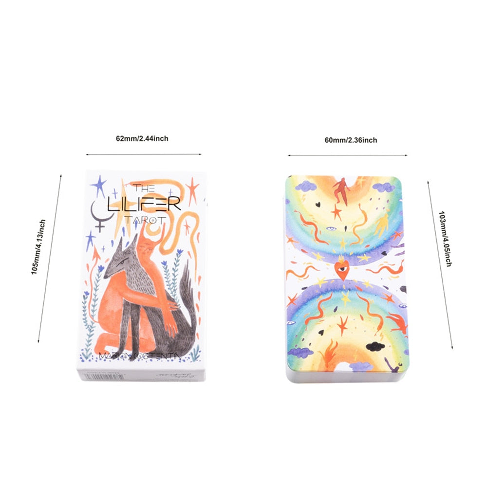Augury The Lilifer Tarot Oracle Card Spirit  Board Game Precise Waite Tarot Cards