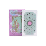 12*7cm English Pastel Rider Tarot Tarot Cards Original Women Card Game Sixth Sense  Tarot Aesthetic
