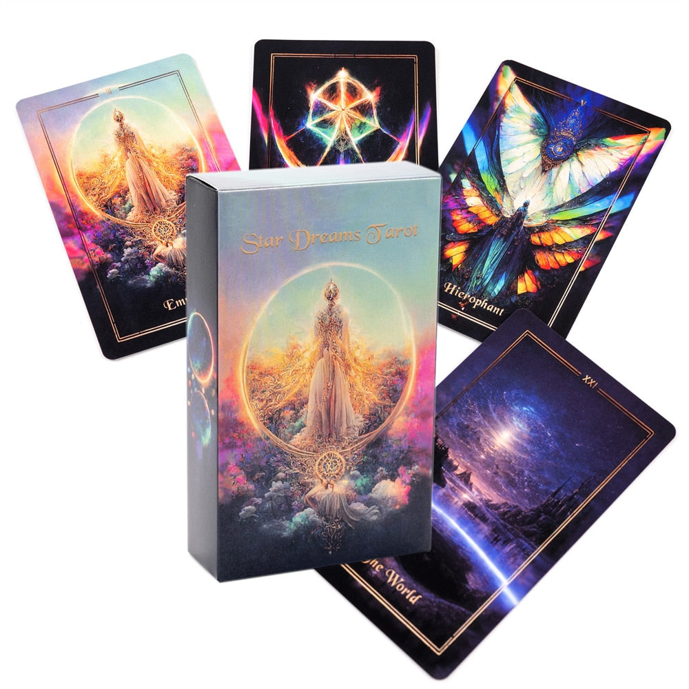 12*7cm Divine Star Dreams Tarot Oracle Card Unisex Deck Prophesy Tarot Cards Rider Waite 2023 NEW