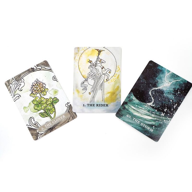 Divine The Paper Oracle Lenormand Cards Original Gist Cards Boardgame Mystical No Guidebook Lenormand