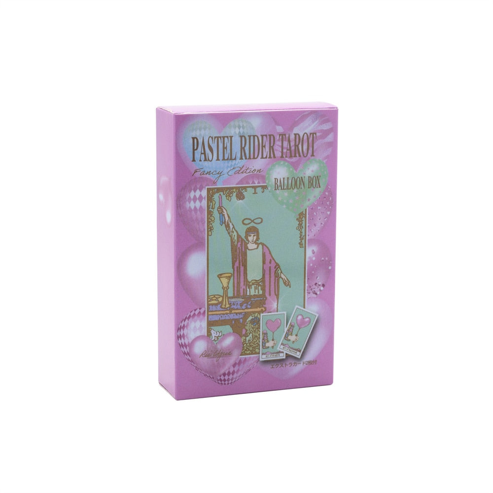 12*7cm English Pastel Rider Tarot Tarot Cards Original Women Card Game Sixth Sense  Tarot Aesthetic