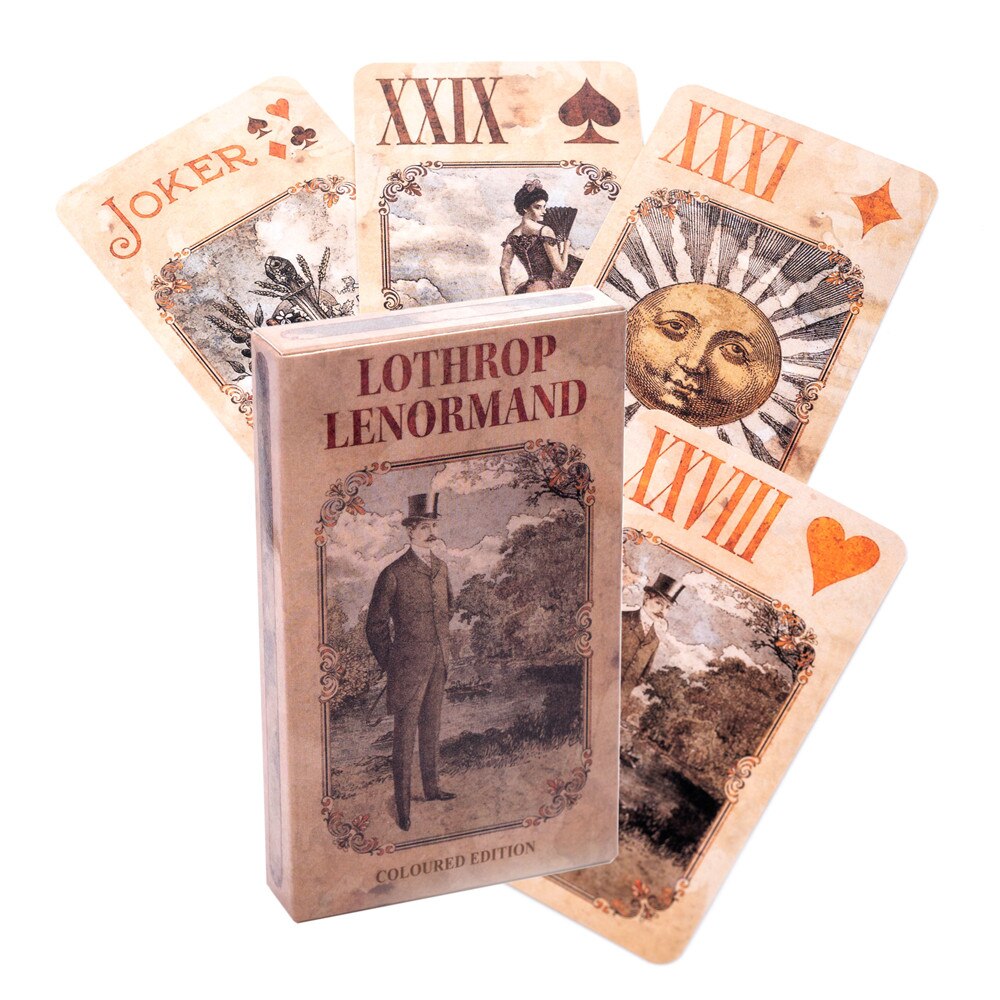 Augury Lothrop Neil  Lenormand Oracle Women  Deck Magick Deck Lenormand
