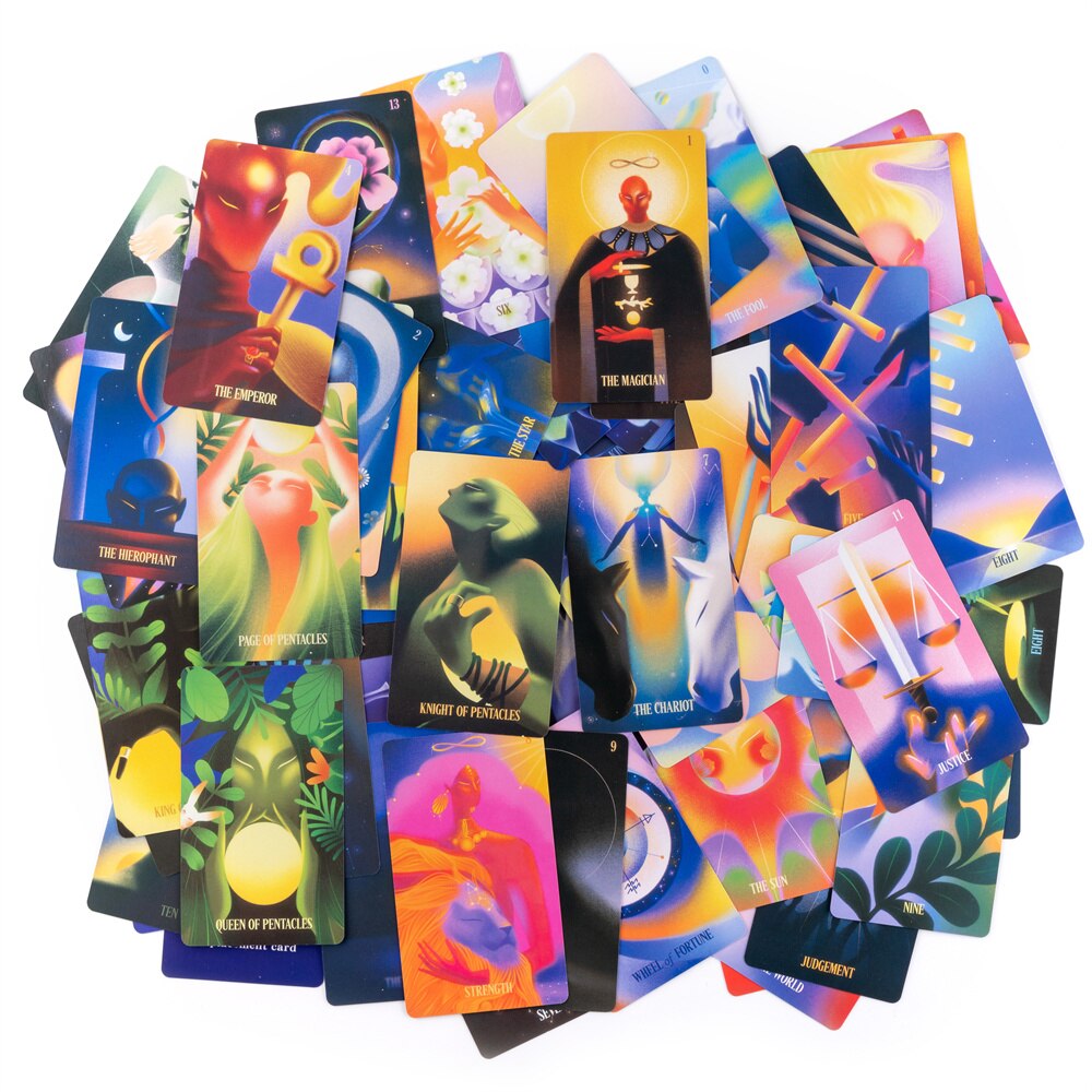 12*7cm Creative Dream Vision Tarot Deck Unisex Cards Deck Prophesy Tarot Cards Rider Waite