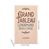 Future Grand Tableau Lenormand Oracle Cards Girls Cards Boardgame Ceremonial Magic No Guidebook Lenormand
