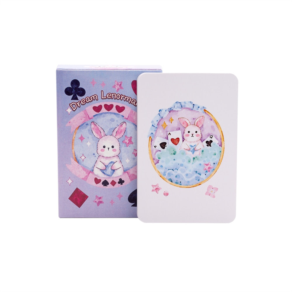 42pcs Rana Psychic Dream Lenormand Tarot Deck Wizard Oracle Cards Deck  Prophecy Deck Lenormand