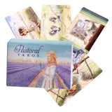 12*7cm Original Pastoral Tarot Oracle Card Necromancy  Board Game For Adult Waite Tarot Cards