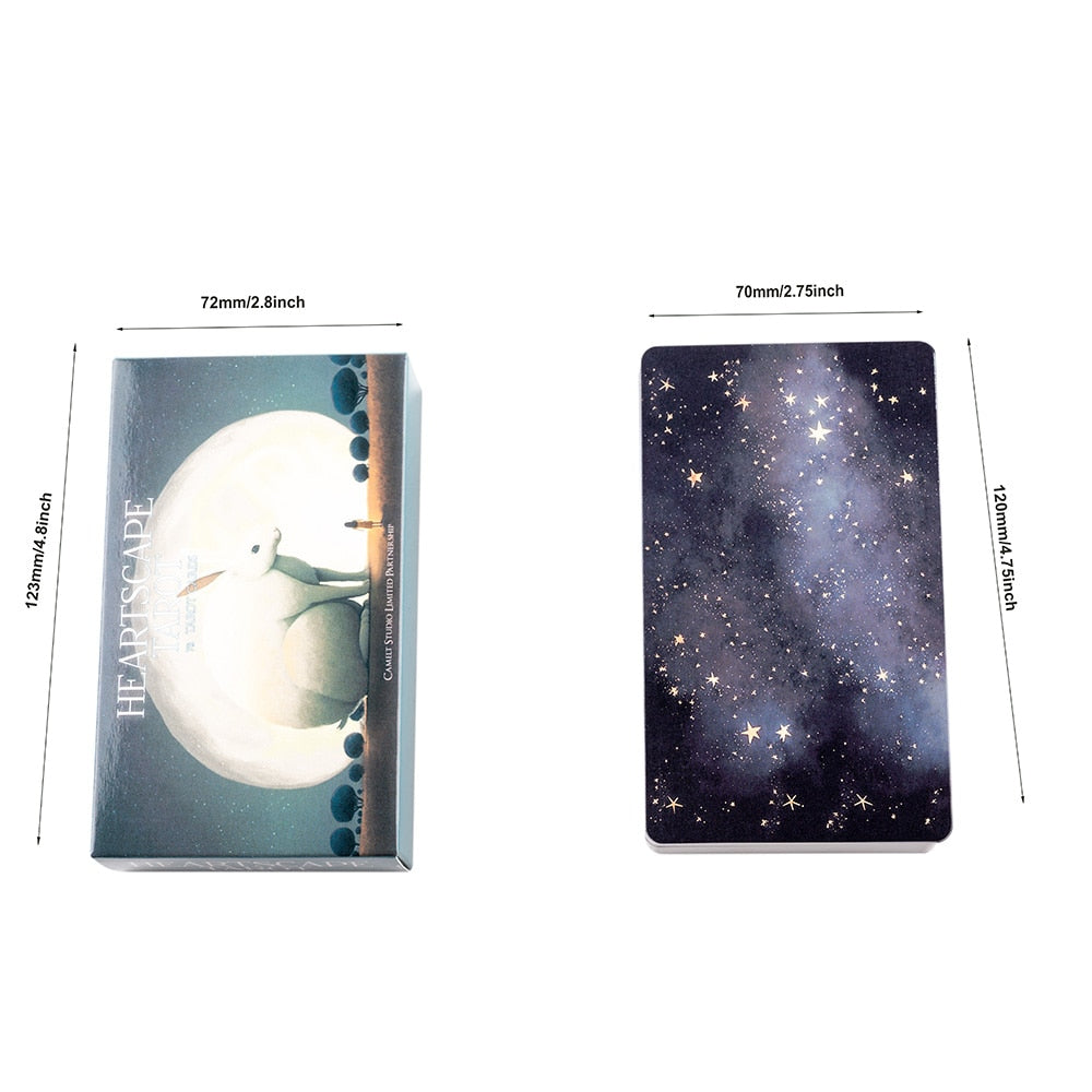 12*7cm Divine Heartscape Tarot Deck Spirit Card Games Peculiar Nature Tarot Cards Rider Waite