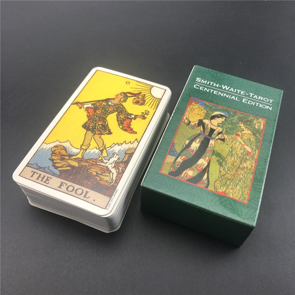 Divination Smith Waite Tarot Cards Original Ladies Card Game Prophesy Deck Rider Waite Centennial Eedition Tarot