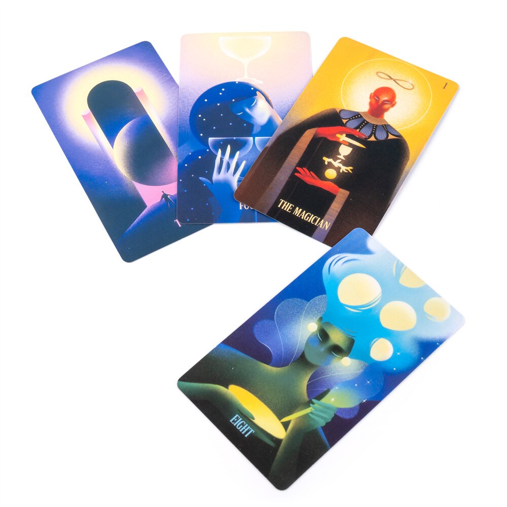 12*7cm Creative Dream Vision Tarot Deck Unisex Cards Deck Prophesy Tarot Cards Rider Waite