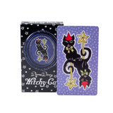 12*7cm Divine Witchy Cat Taort Wizard Cards Deck Predict Waite Tarot Cards