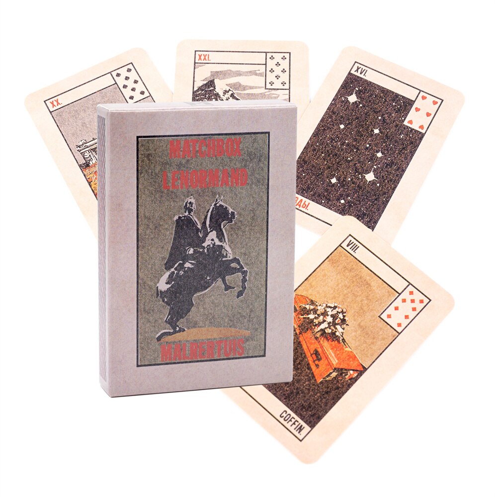 Telling Matchbox Lenormand Cards Fate Retro Card Games Telling Matchbox Lenormand Lenormand Cards Fate Last Design Lenormand