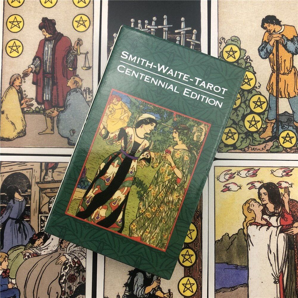 Divination Smith Waite Tarot Cards Original Ladies Card Game Prophesy Deck Rider Waite Centennial Eedition Tarot