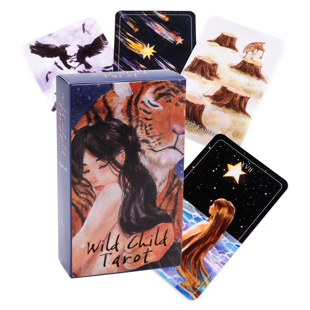Creative Wild Child Tarot Tablecloth Gist  Card Games Mystical  Waite Tarot Cards
