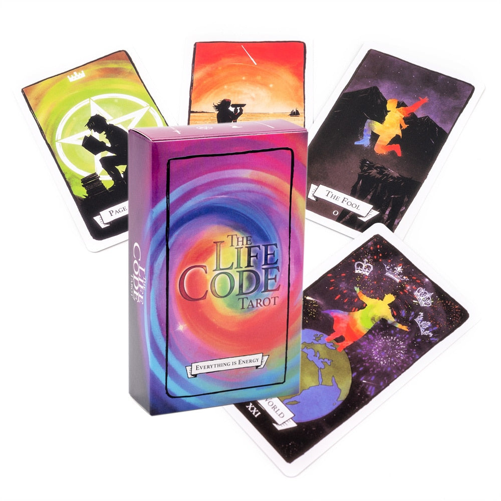 12*7cm Fortune Life Code Tarot Cards Original Necromancer Boardgame Amazing Waite Tarot Cards
