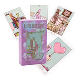 12*7cm English Pastel Rider Tarot Tarot Cards Original Women Card Game Sixth Sense  Tarot Aesthetic