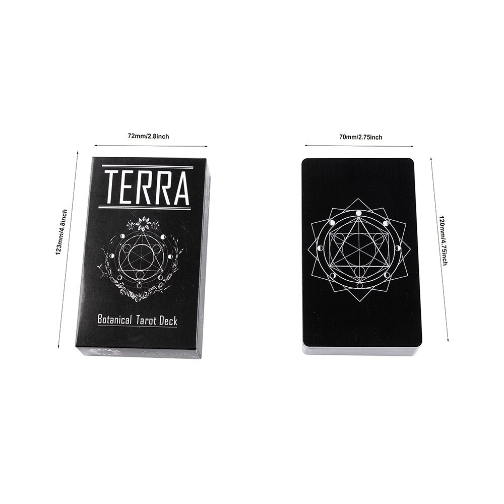12*7cm  Waite Terra Botanical Taort Augur Deck Sorcery Plant Waite Tarot Cards