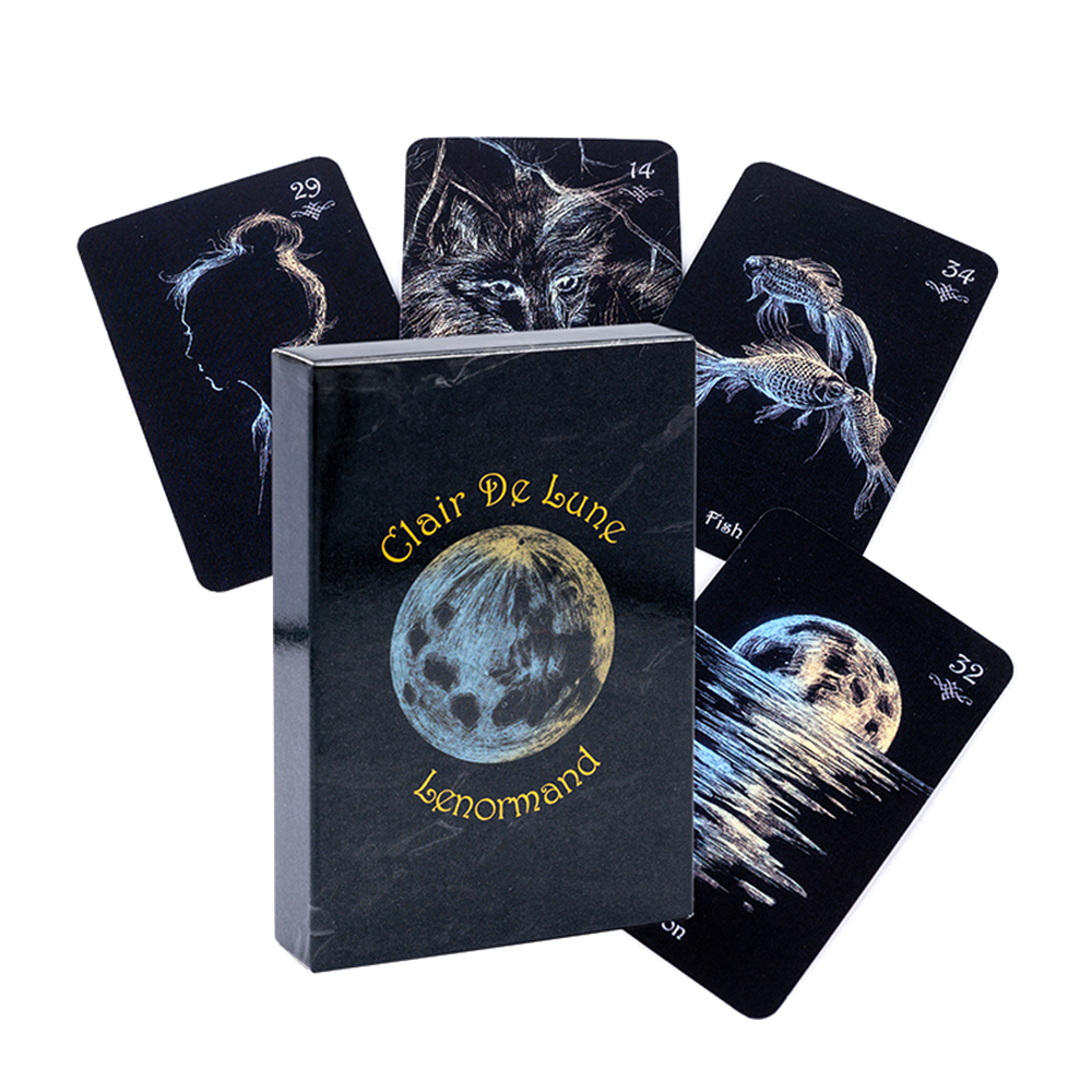 Augury Clair De Lune Lenormand Card Fate   Board Game  Miraculous Deck Lenormand